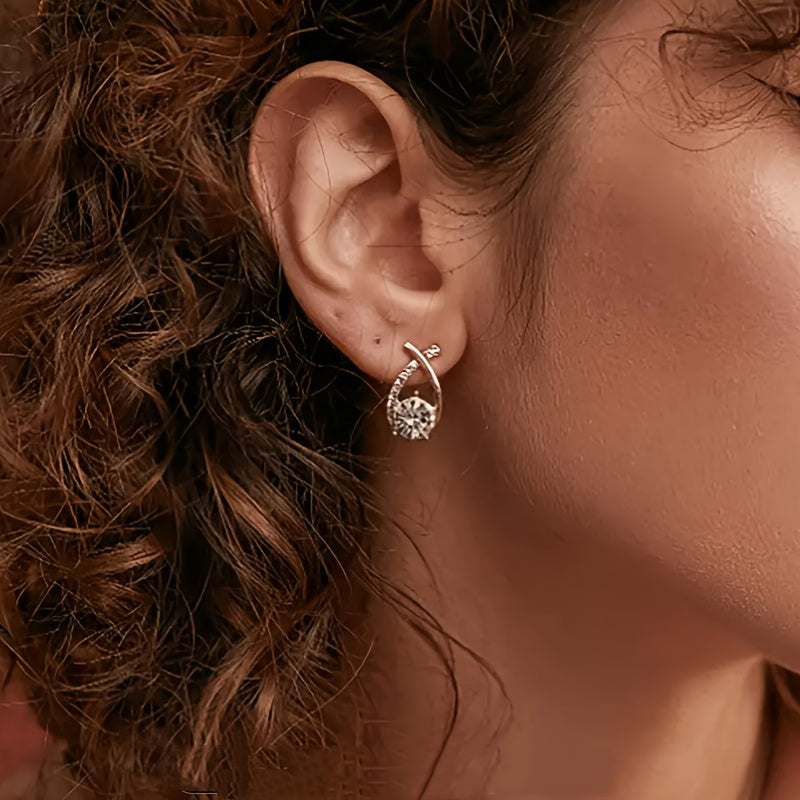Gold luxe Stud Earrings