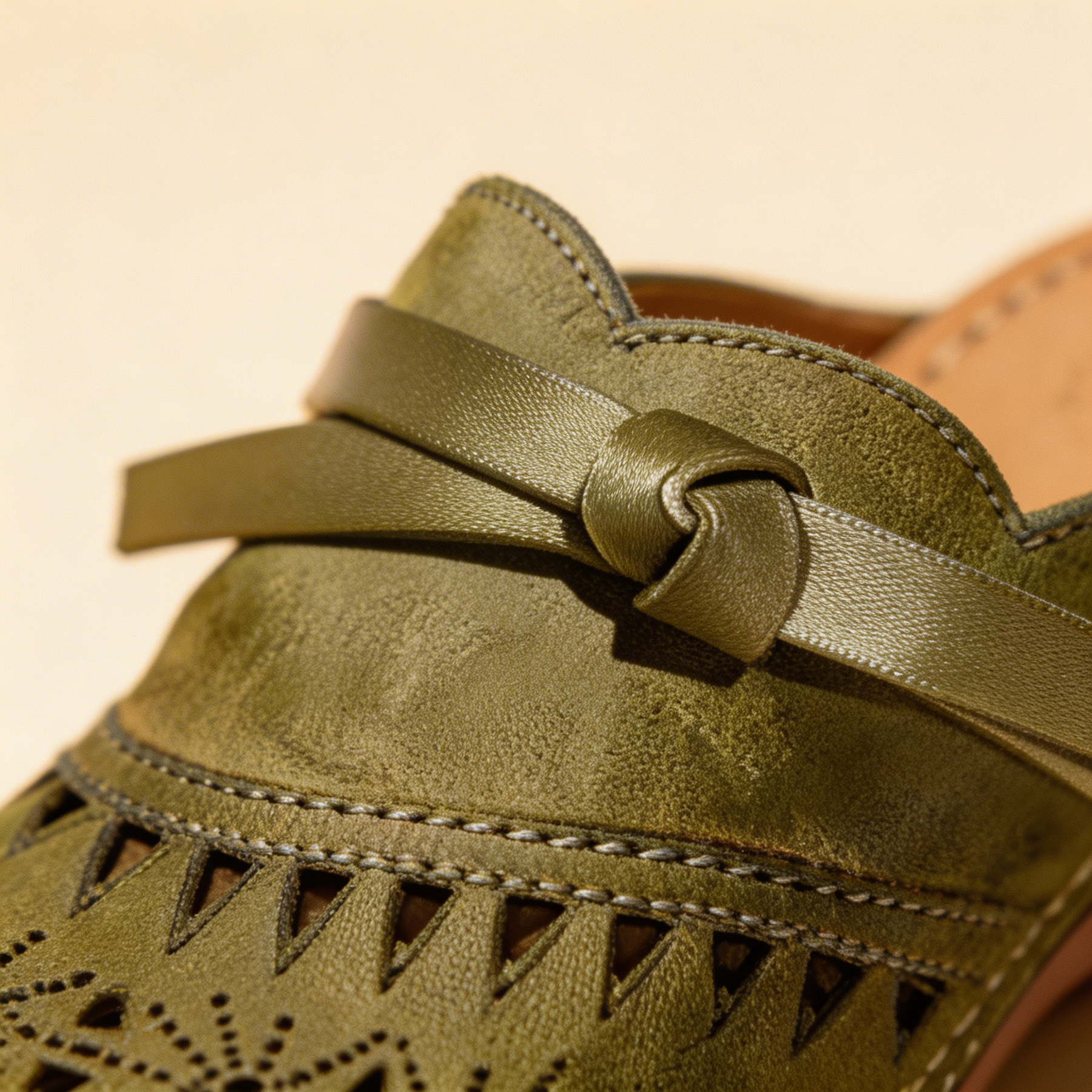 Patricia | Bow Hollow Out Flat Mules