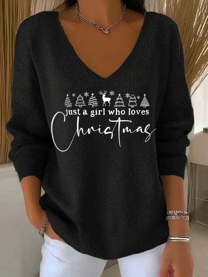 SKYLER | COZY V-NECK KNIT SWEATER