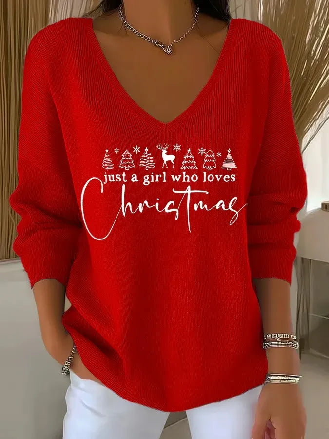 SKYLER | COZY V-NECK KNIT SWEATER