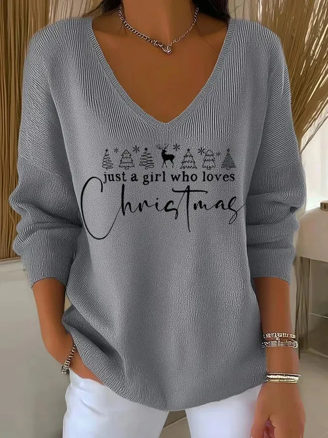 SKYLER | COZY V-NECK KNIT SWEATER