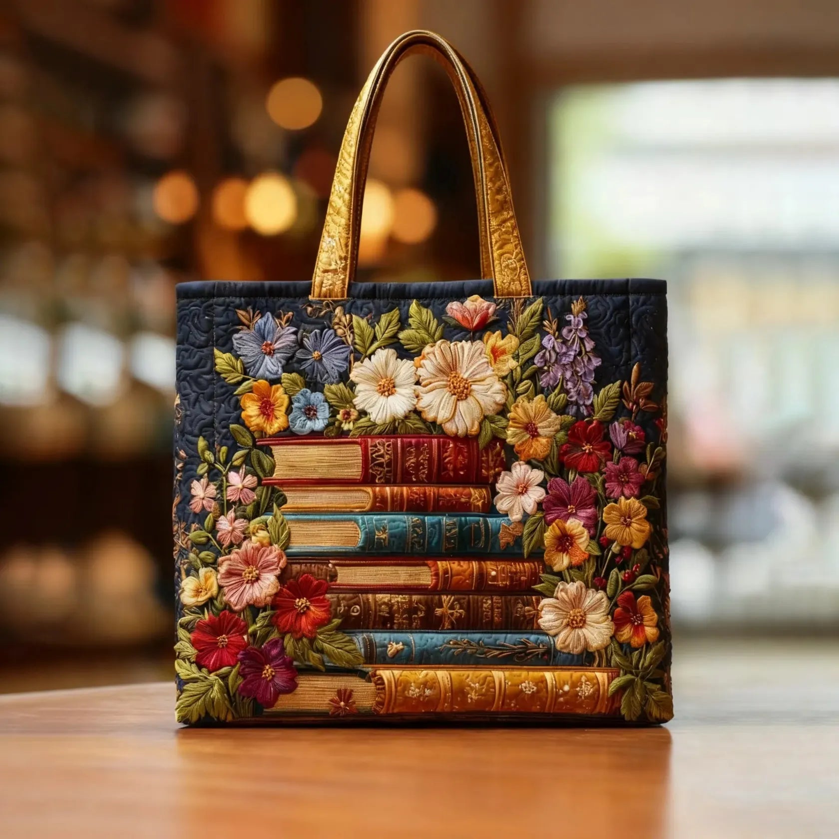 Handmade Bag with Floral Print