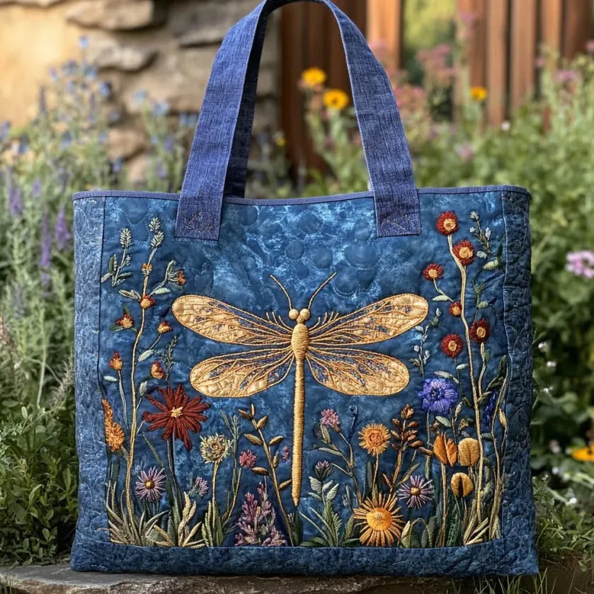 Gev quilted dragonfly bag