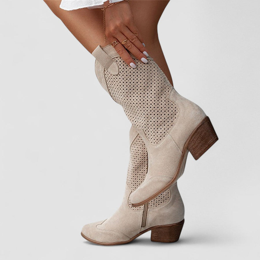 Rachel | Stylish Orthopedic Western Boots for All-Day Comfort