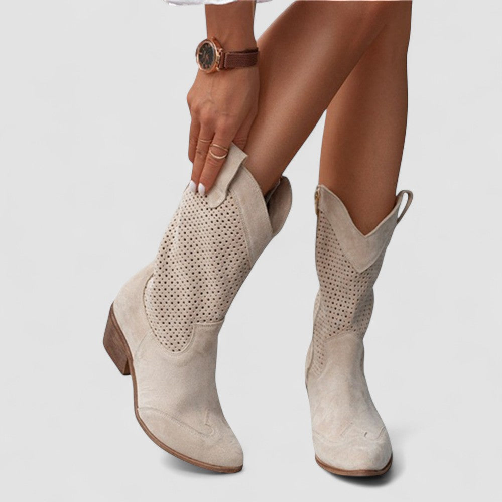 Rachel | Stylish Orthopedic Western Boots for All-Day Comfort