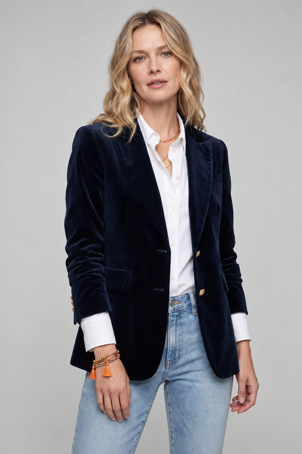 CELINE | ELEGANT VELVET BLAZER