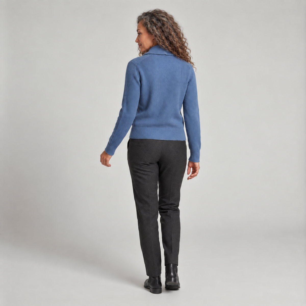 ELISE | LAPEL-COLLAR KNIT CARDIGAN