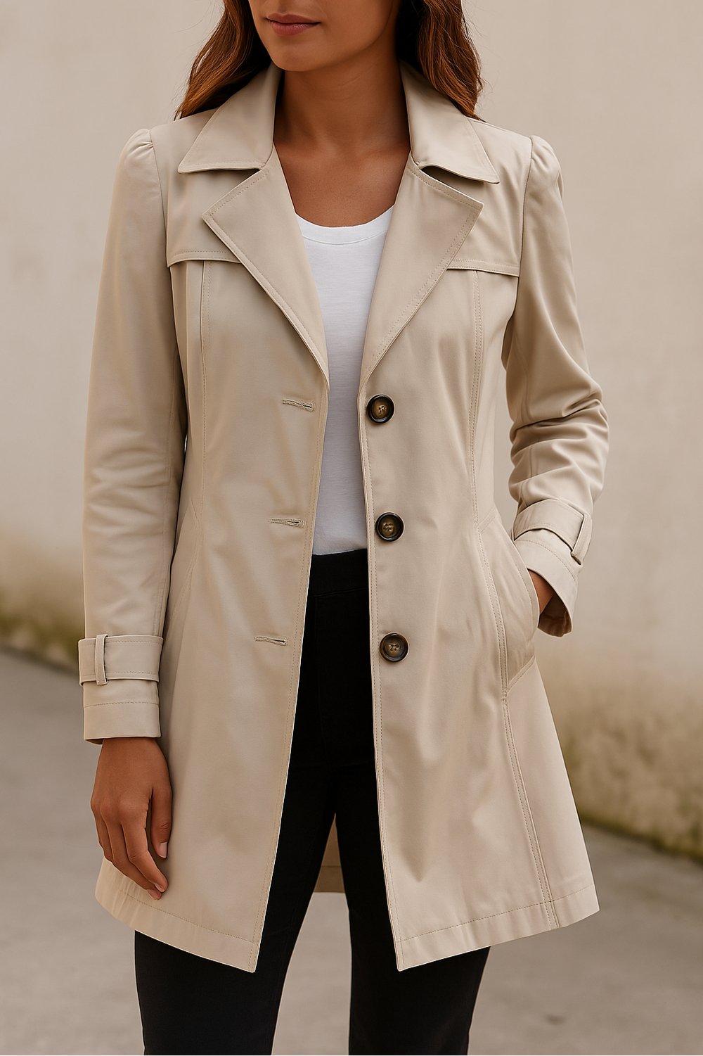 Sophie | Classic Trench Coat with Elegant Lines