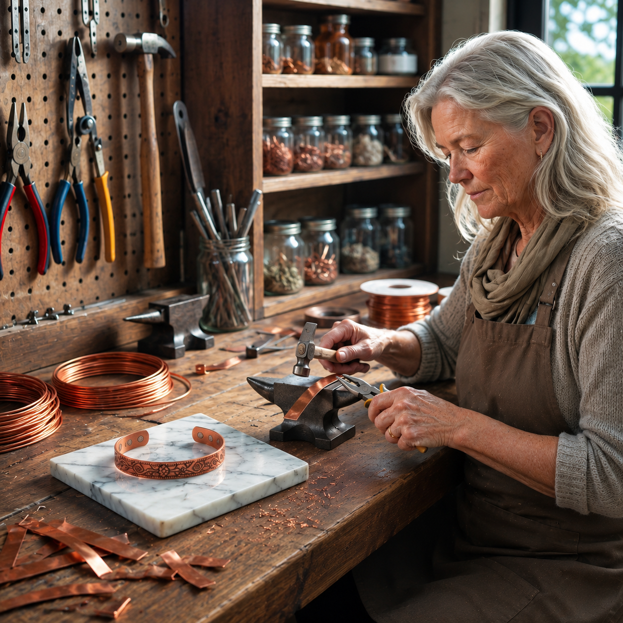 Trellis Copper Ring