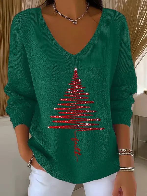 SKYLER | COZY V-NECK KNIT SWEATER