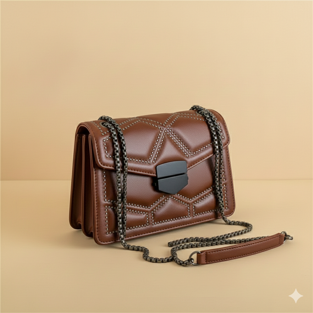 Chic PU Leather Crossbody Bag | Trendy and Stylish