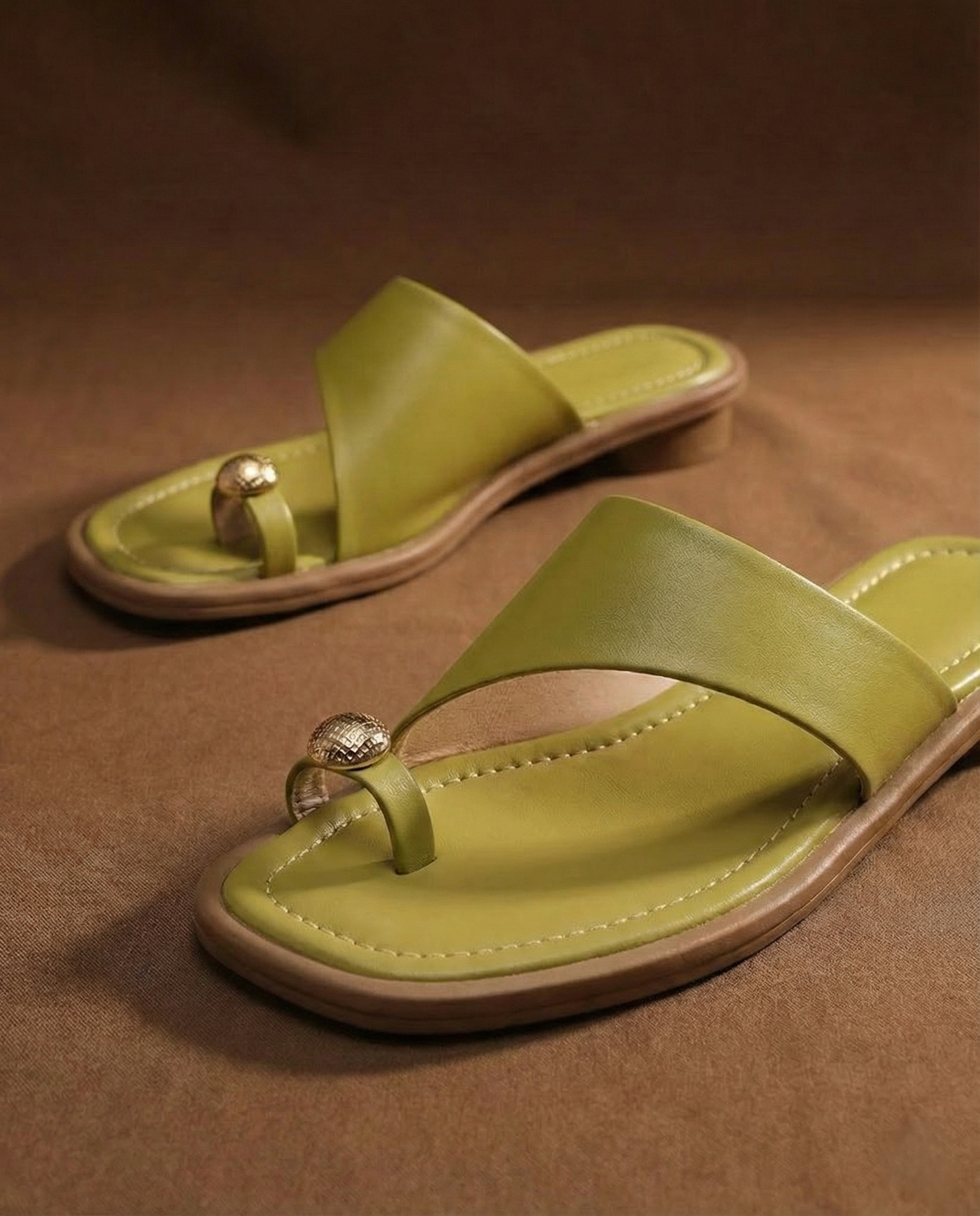 Maeve | Leather Slides