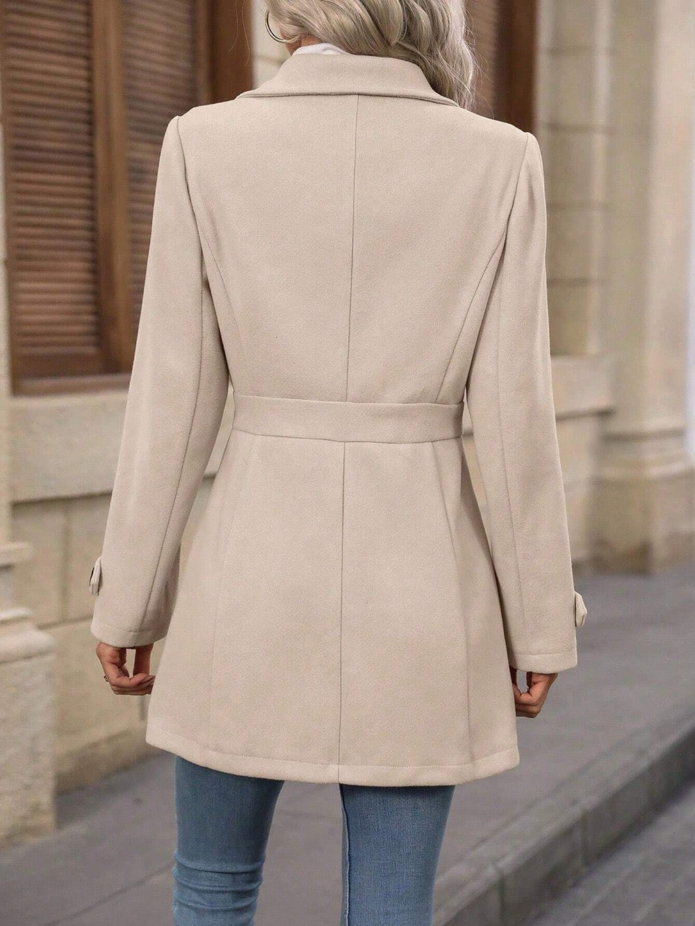 Elena | Classic Belted Coat for Effortless Style