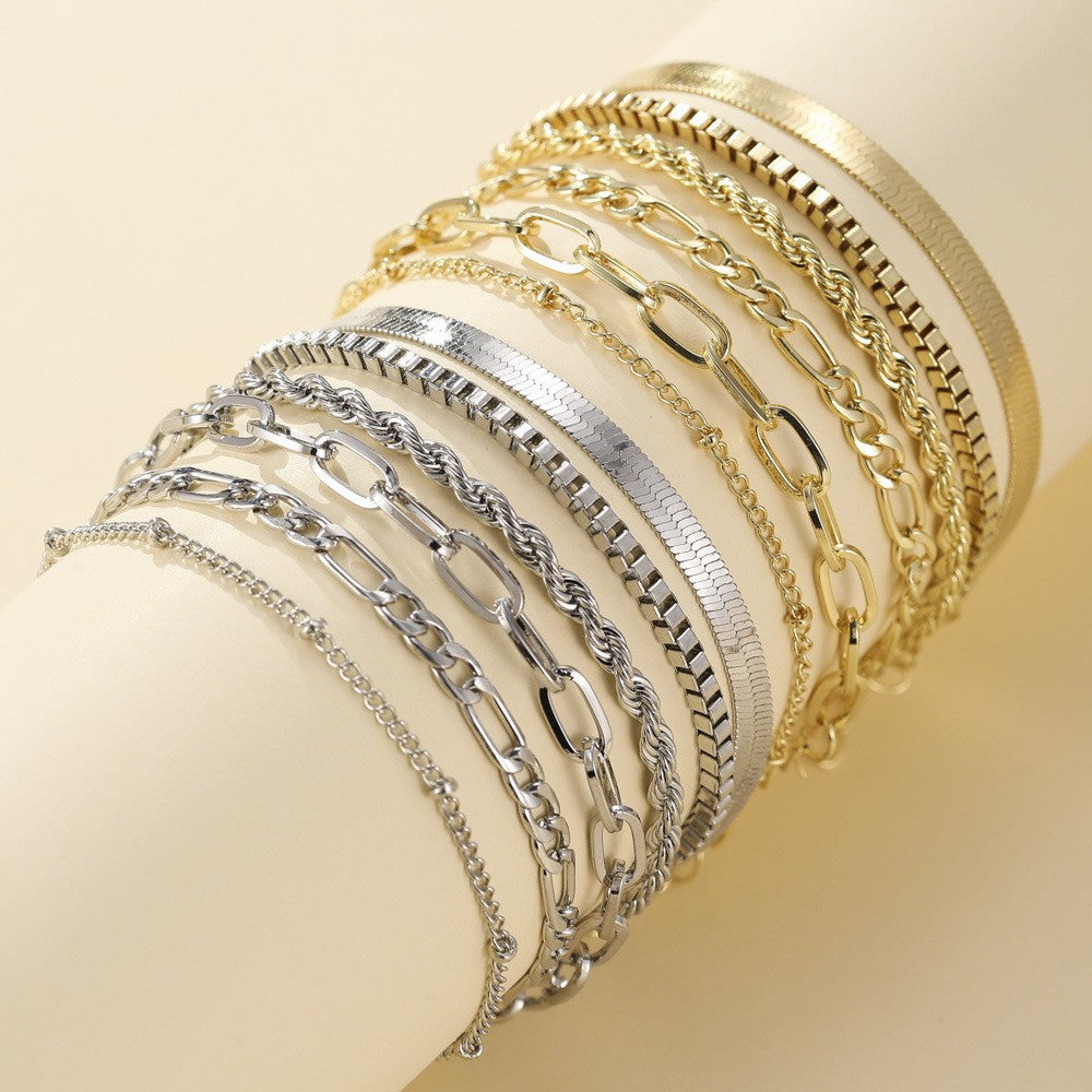 ELLIS | ELEGANT GOLD-TONE BRACELET SET