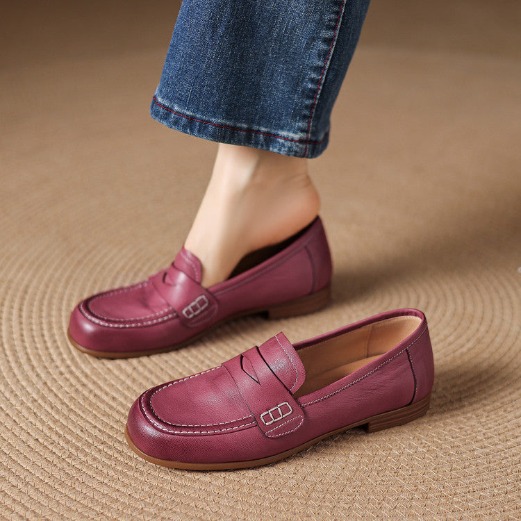 Leonie Genuine Leather Loafers