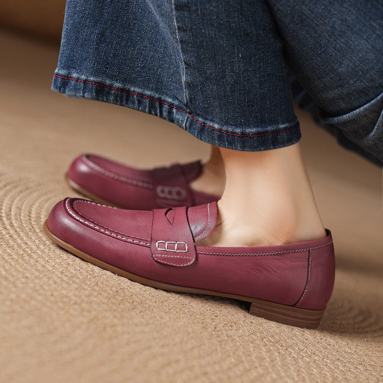 Leonie Genuine Leather Loafers