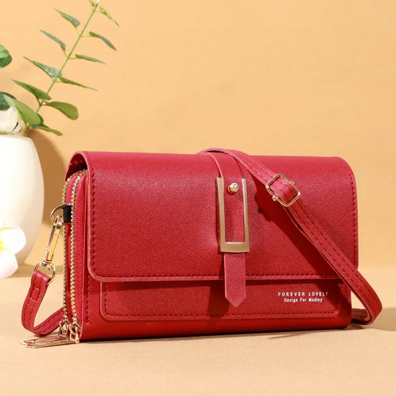Chic Women's Crossbody Bag | Stylish Mobile Phone and Card Holder