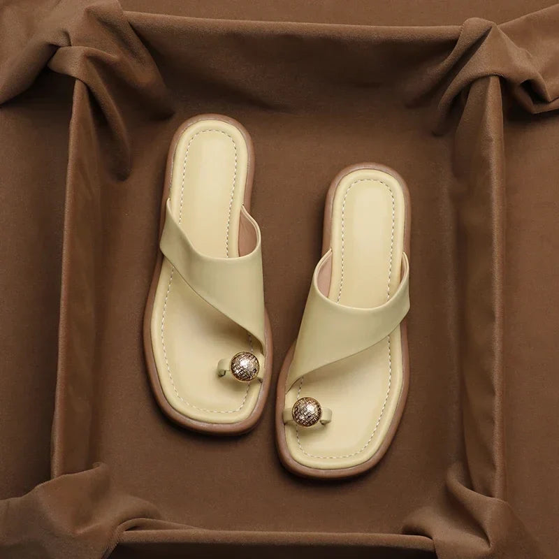 Maeve | Leather Slides