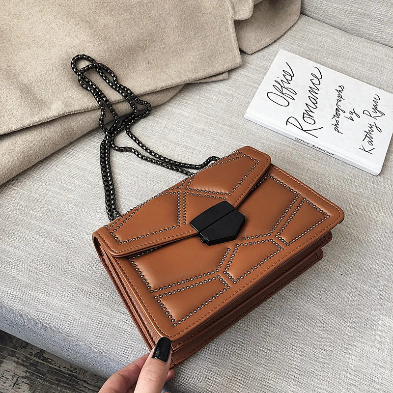 Chic PU Leather Crossbody Bag | Trendy and Stylish
