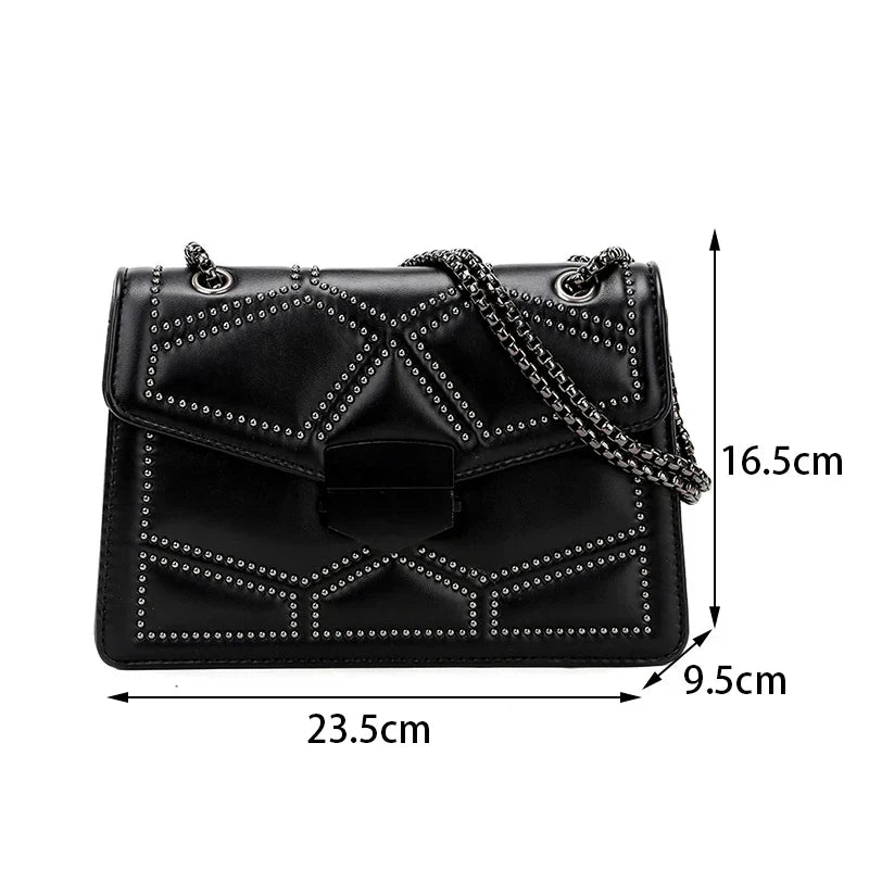 Chic PU Leather Crossbody Bag | Trendy and Stylish