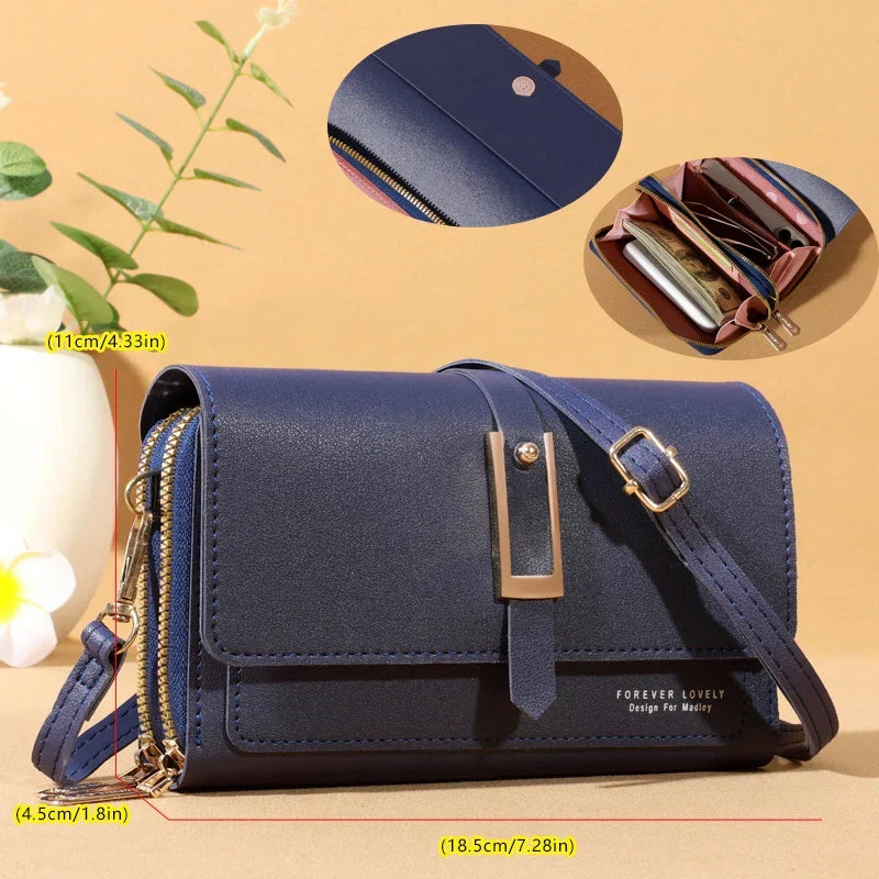 Chic Women's Crossbody Bag | Stylish Mobile Phone and Card Holder