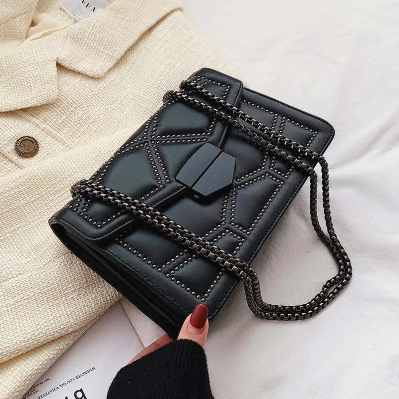 Chic PU Leather Crossbody Bag | Trendy and Stylish