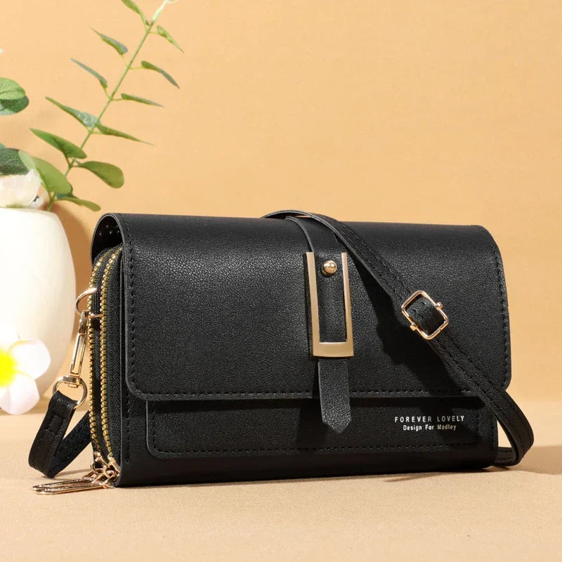 Chic Women's Crossbody Bag | Stylish Mobile Phone and Card Holder
