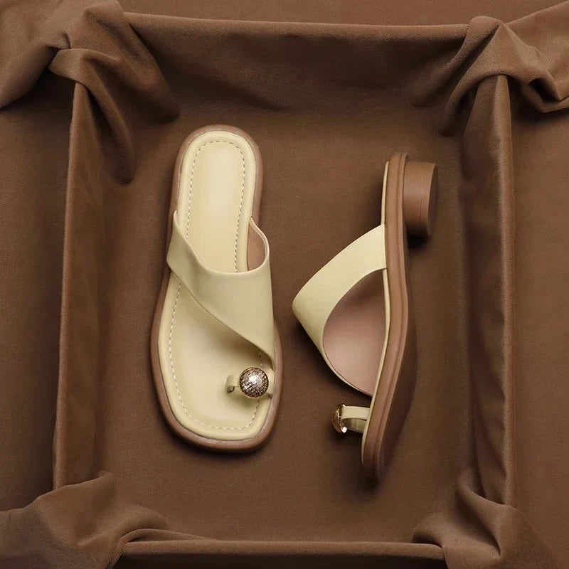 Maeve | Leather Slides