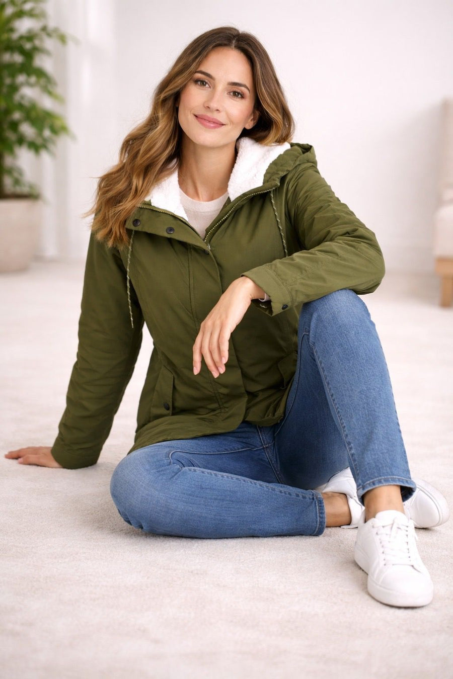 AMELIA | LONG LINED HOODED WINTER JACKET