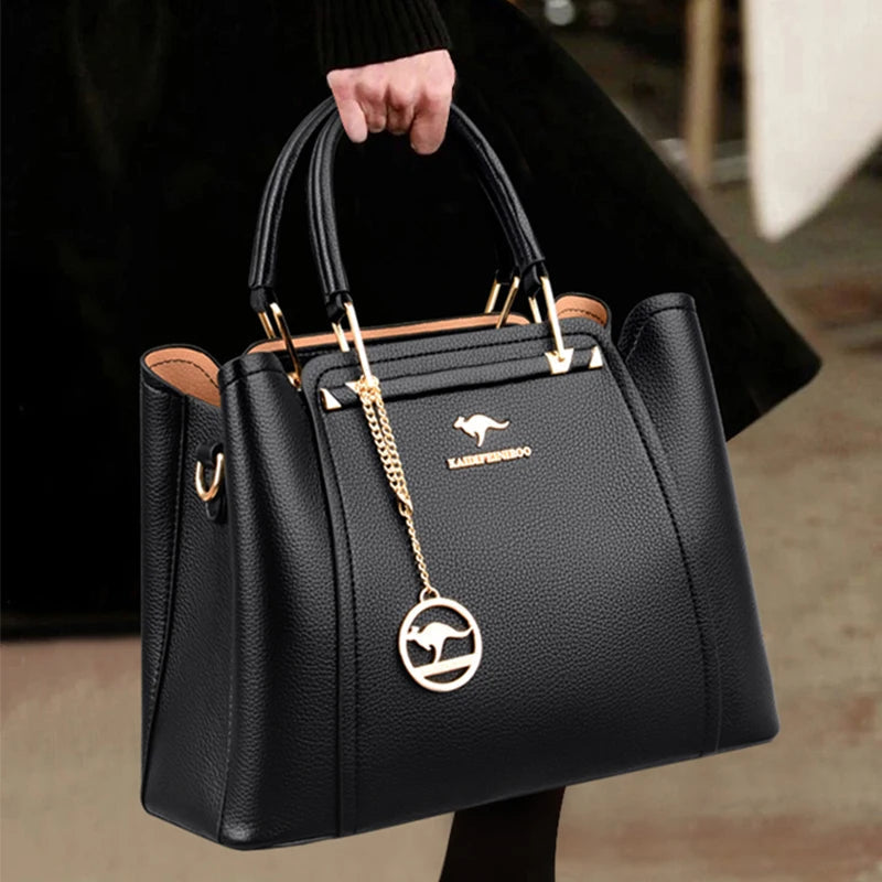 Luxurious Leather Women's Shoulder Bag