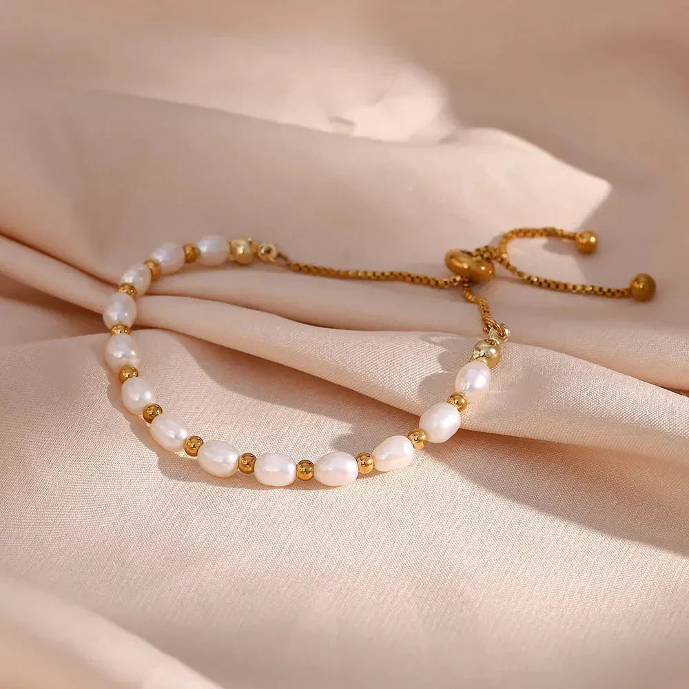 Elegant Pearl and Bracelet