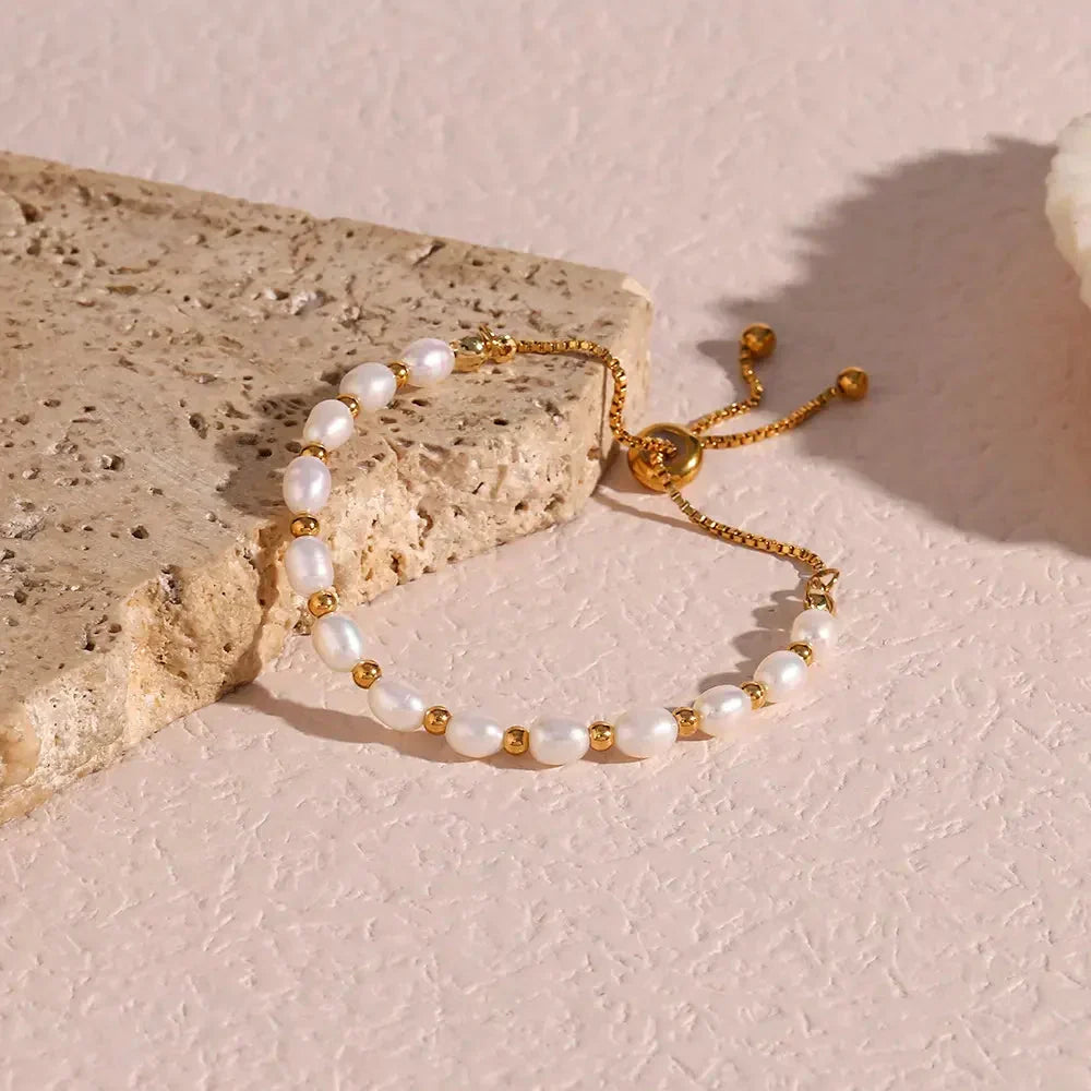 Elegant Pearl and Bracelet