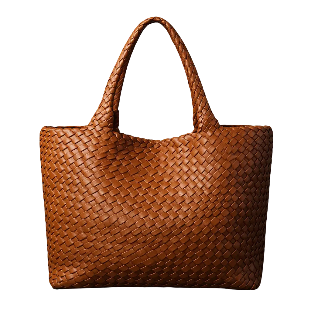 Lana | Handwoven Vegan Leather Tote