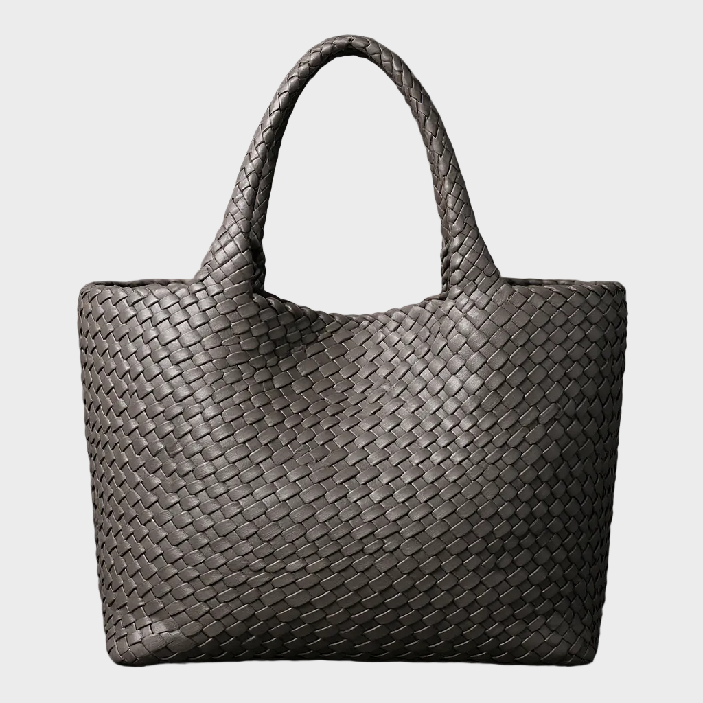 Lana | Handwoven Vegan Leather Tote