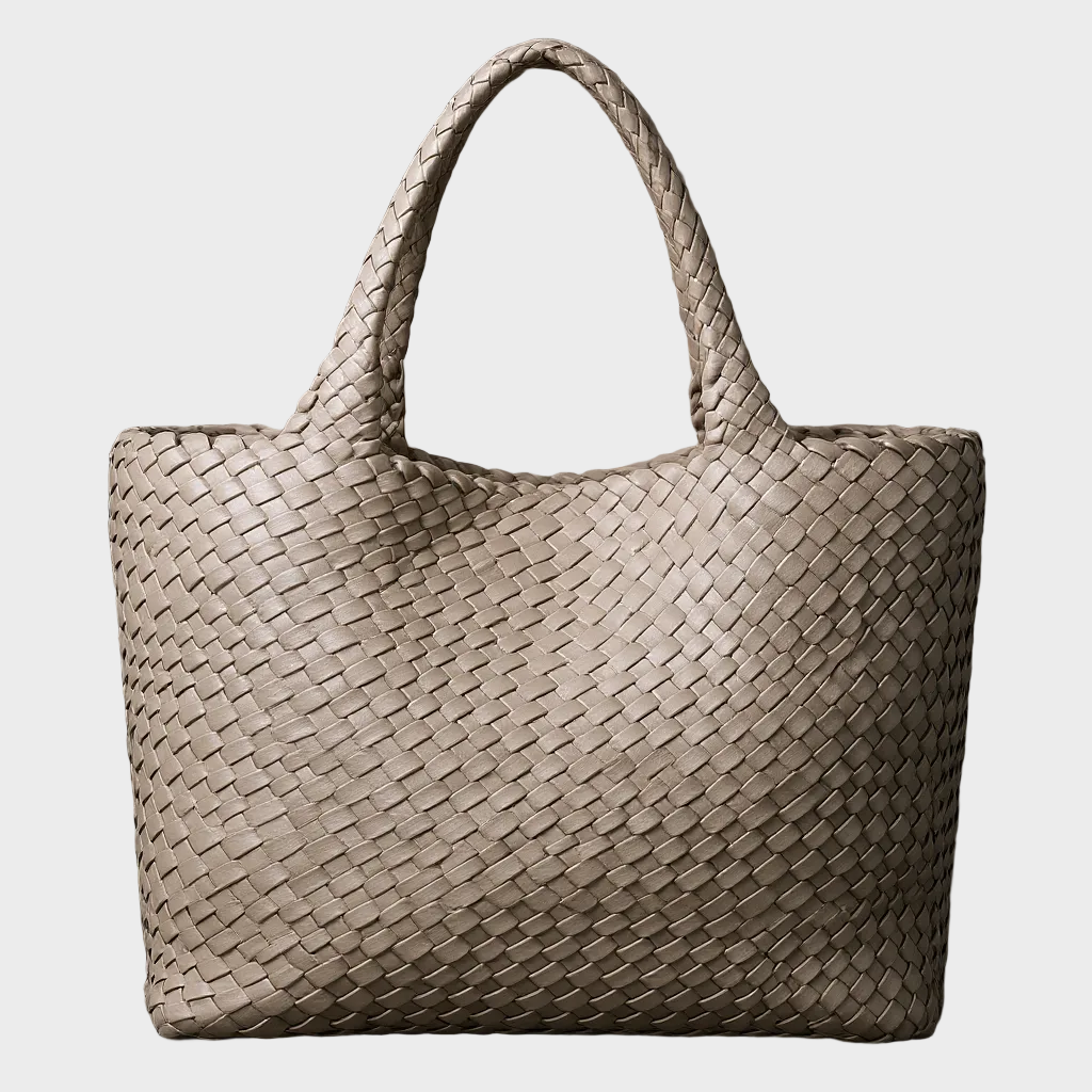 Lana | Handwoven Vegan Leather Tote