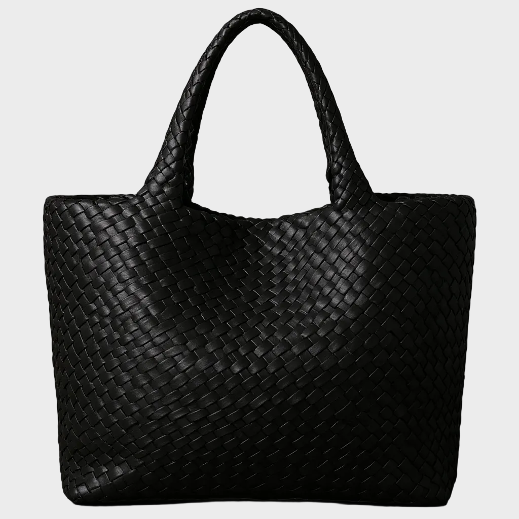 Lana | Handwoven Vegan Leather Tote