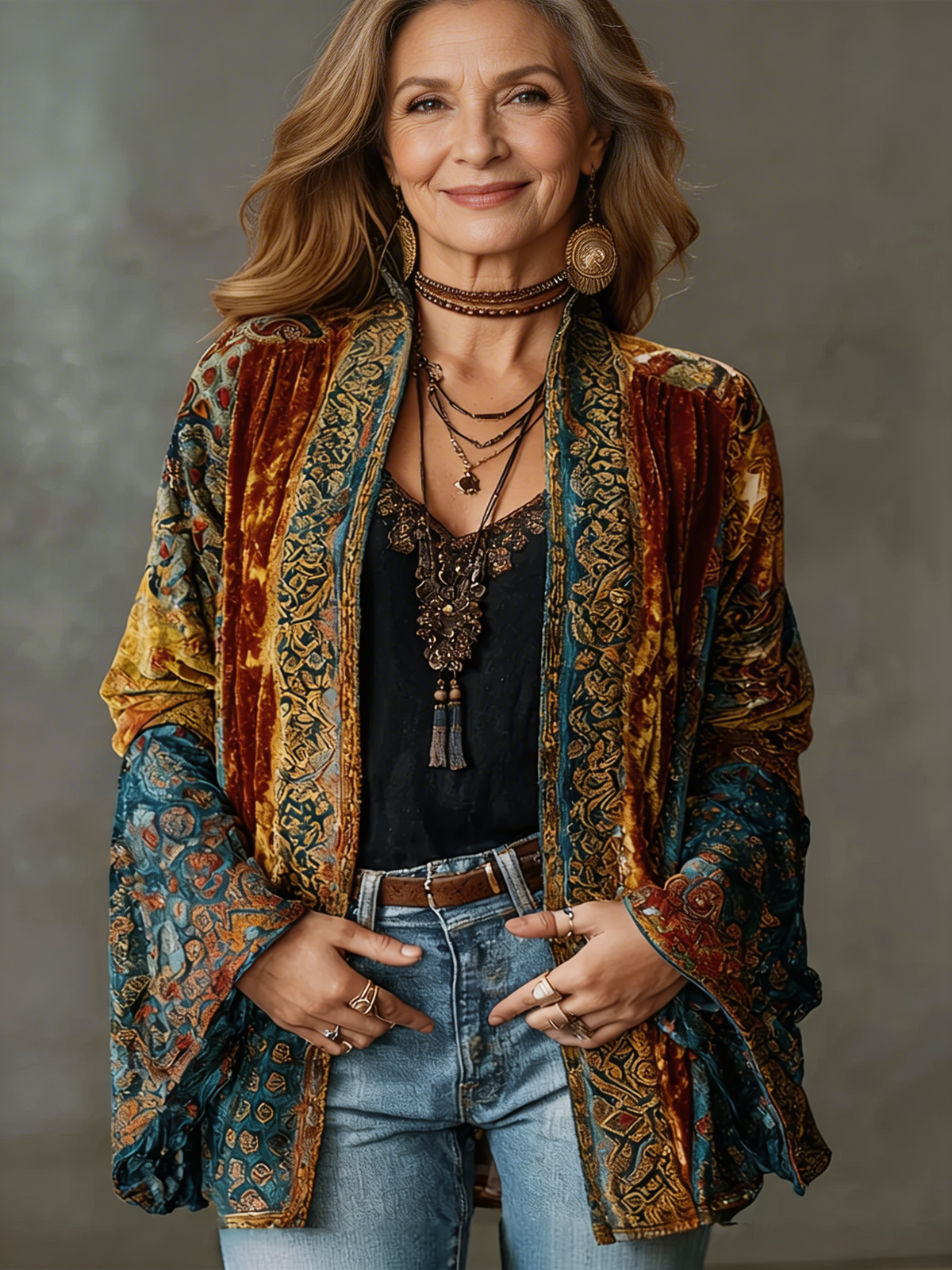 ARIA | RELAXED BOHO KIMONO JACKET