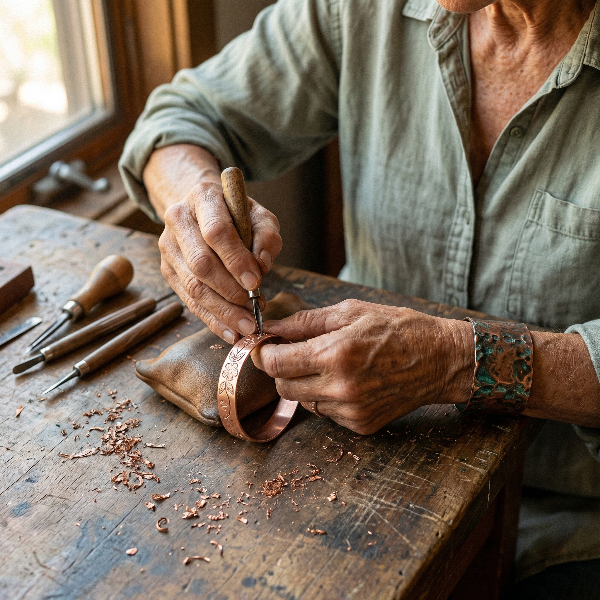 Garland Copper Bracelet