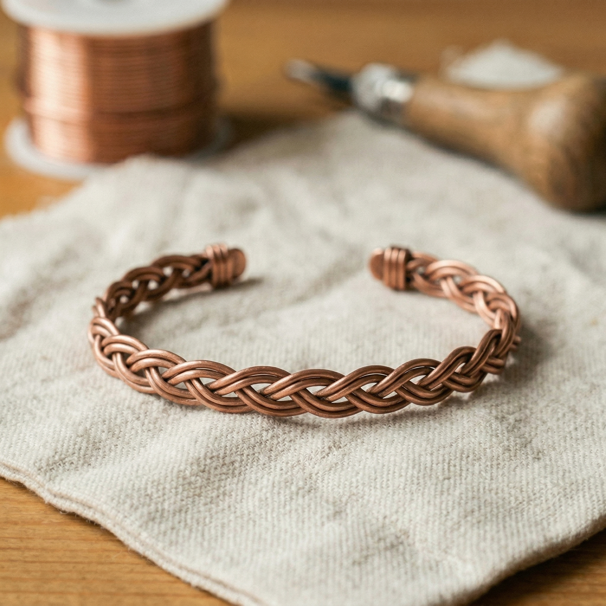 Entwine Copper Bracelet