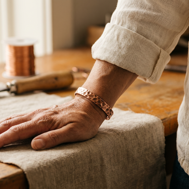 Crater Copper Bracelet