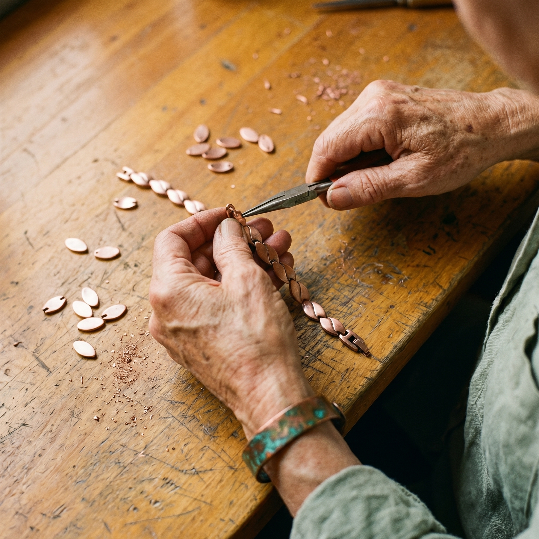 Seed Copper Bracelet