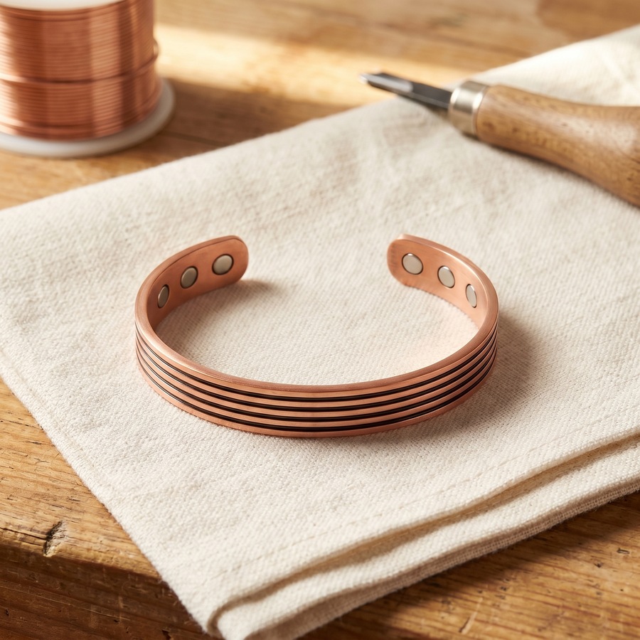 Stria Copper Bracelet