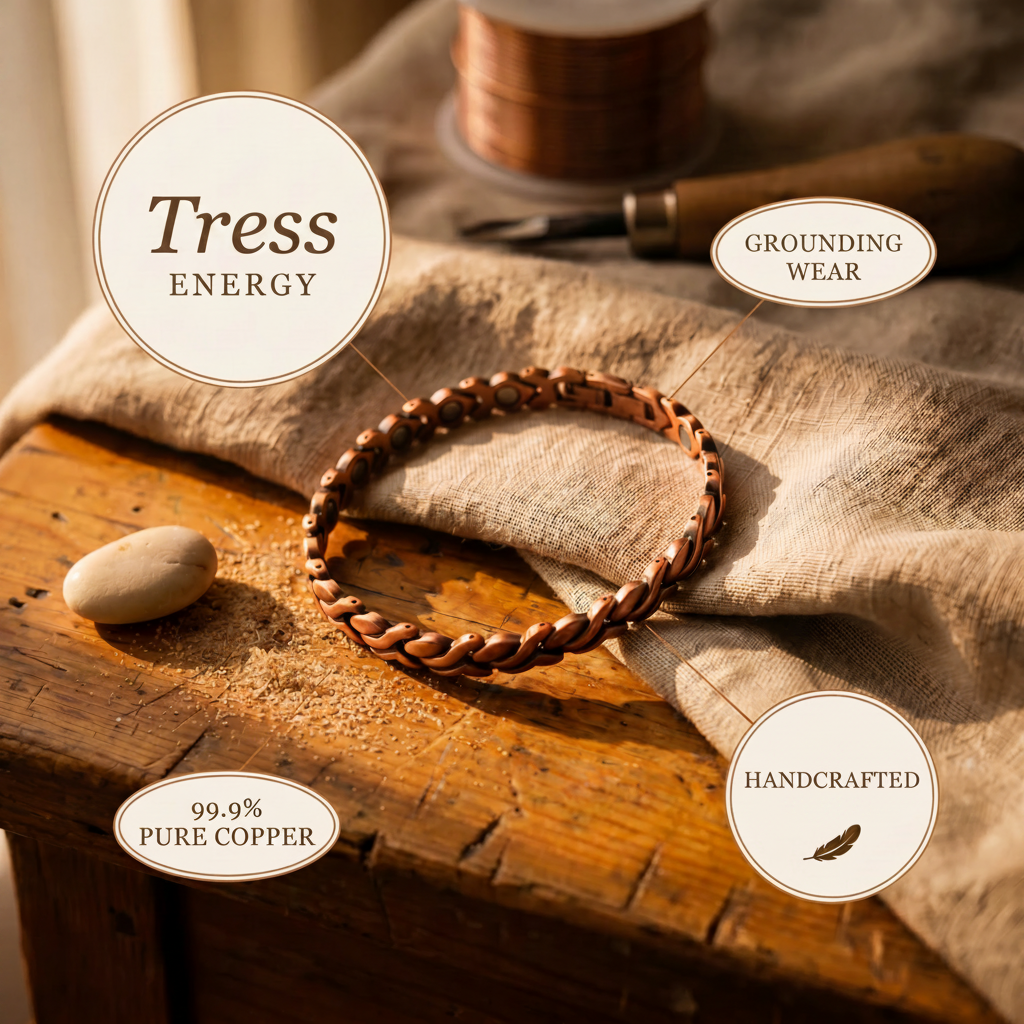 Tress Copper Bracelet
