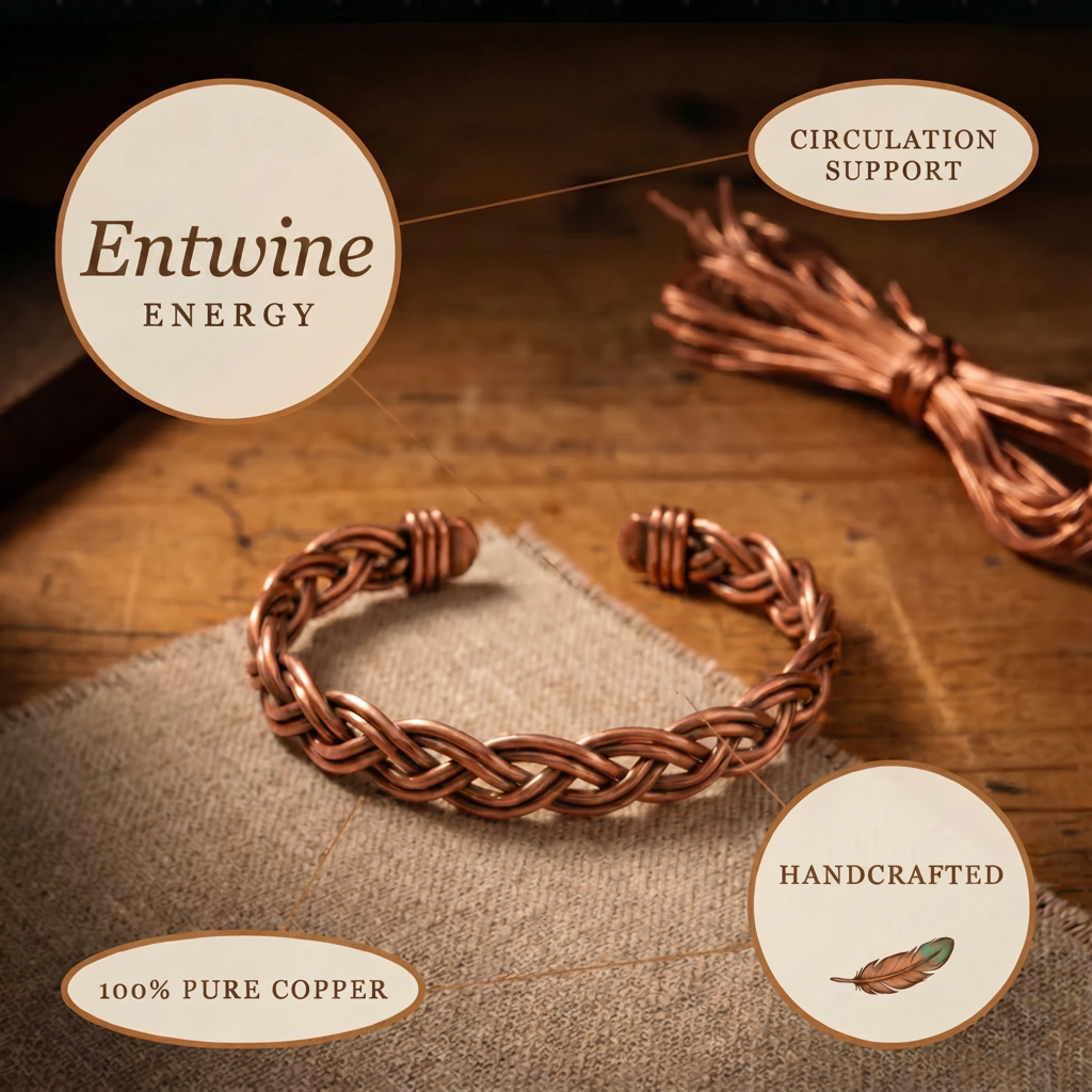 Entwine Copper Bracelet