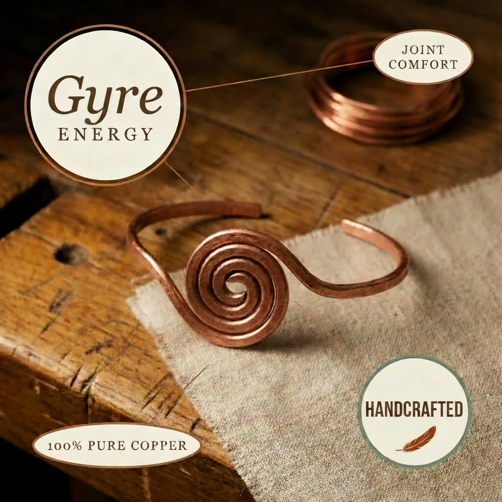 Gyre Copper Bracelet