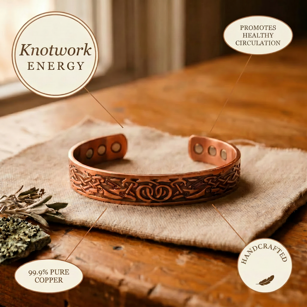 Knotwork Copper Bracelet