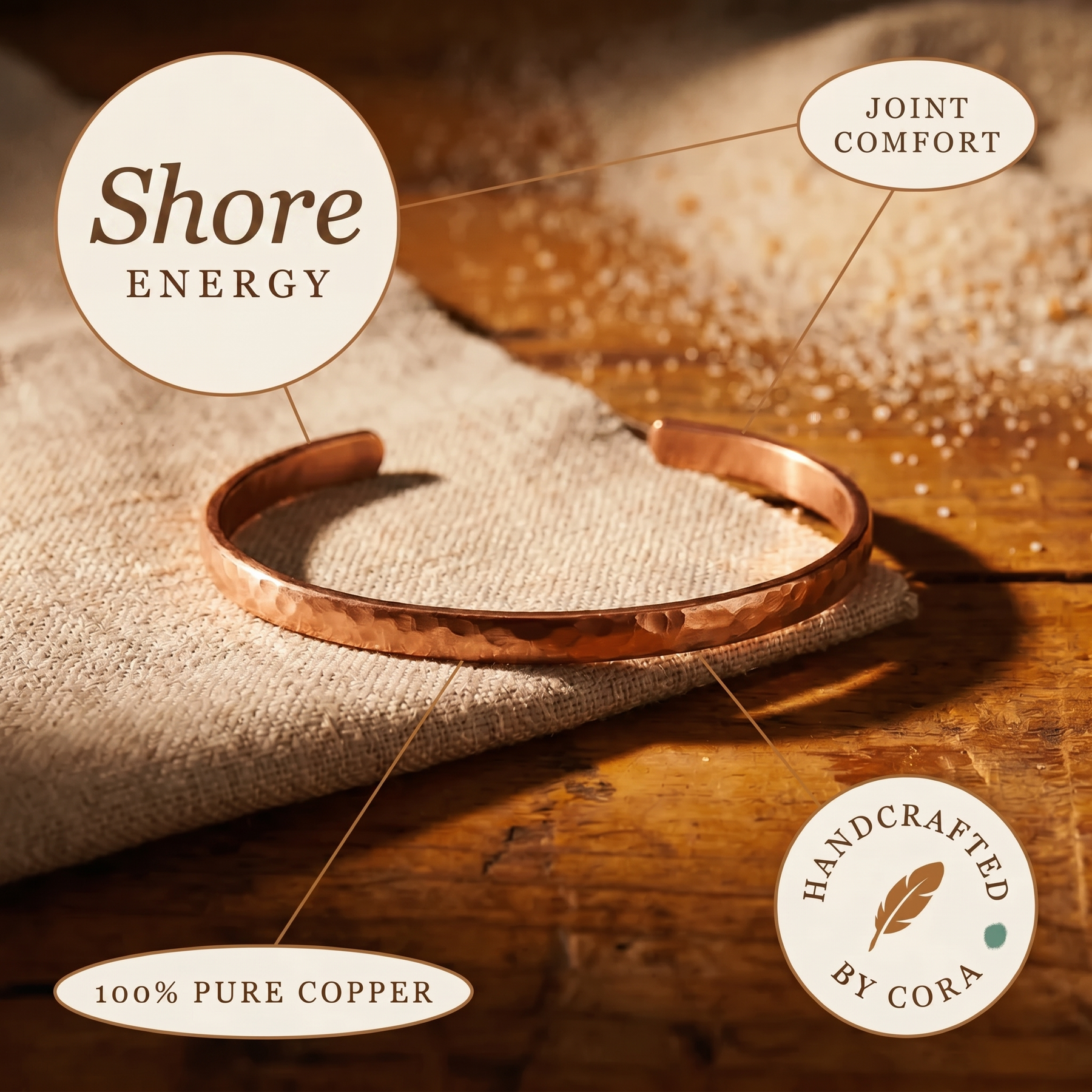 Shore Copper Bracelet