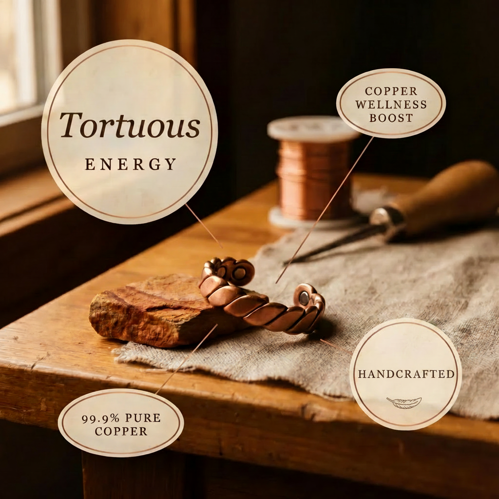 Turtuous Copper Ring