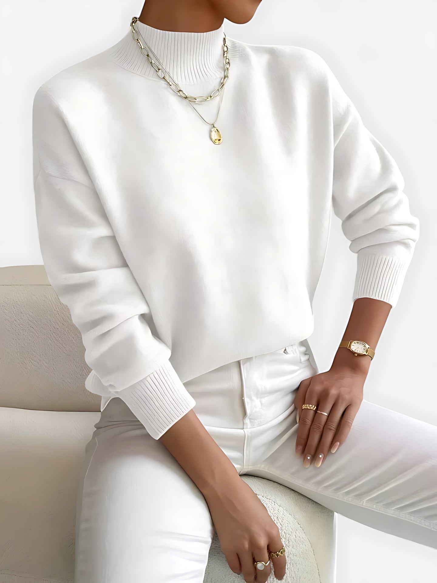 June – Crew Neck Knit Sweater