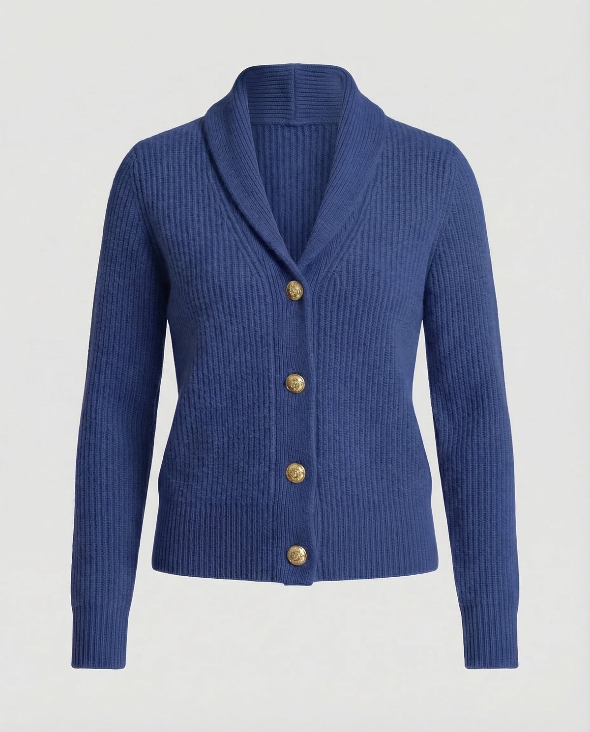 ELISE | LAPEL-COLLAR KNIT CARDIGAN